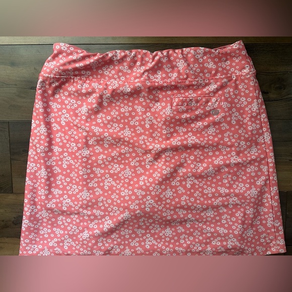 Etonic Active Skort | Coral Daisy Print | M/L Golf, Tennis, Pickleball - Picture 6 of 7
